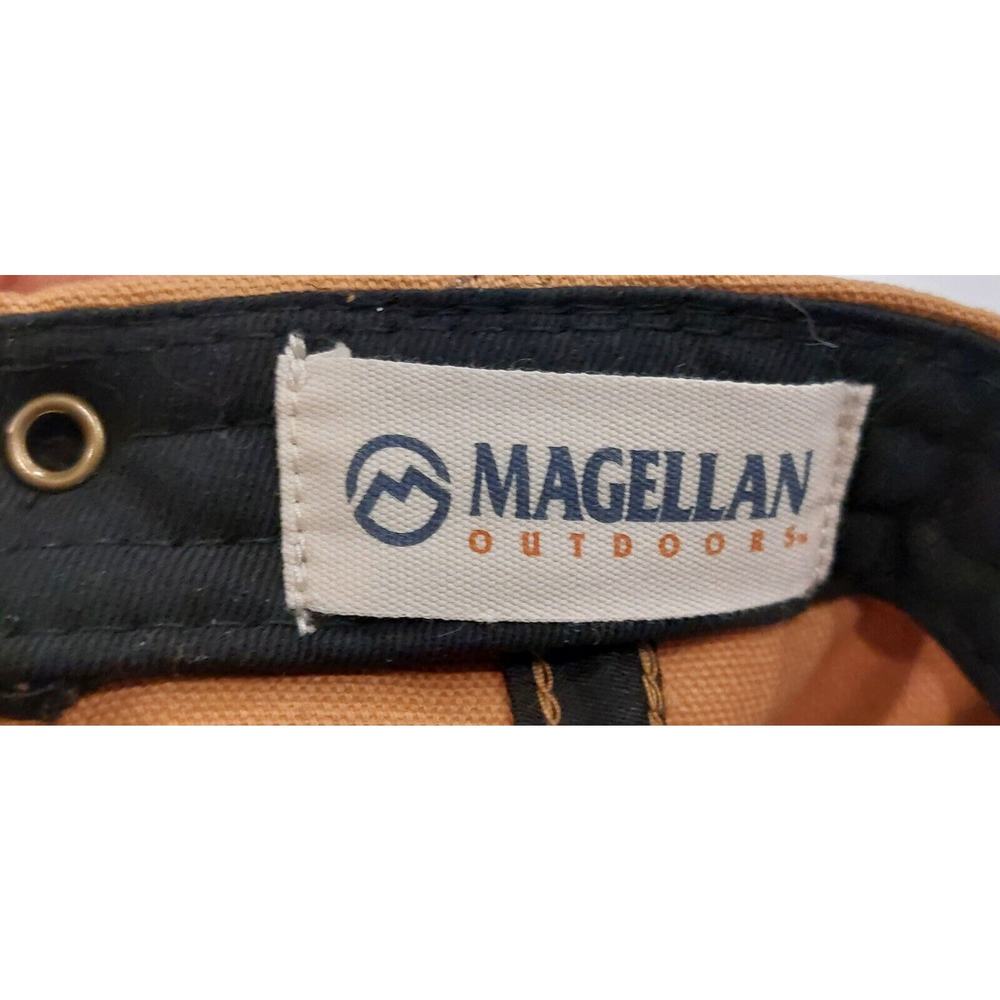 Magellan Outdoors and Shiner Bock Adjustable Hat Baseball Cap Brown Canvas - Picture 6 of 9